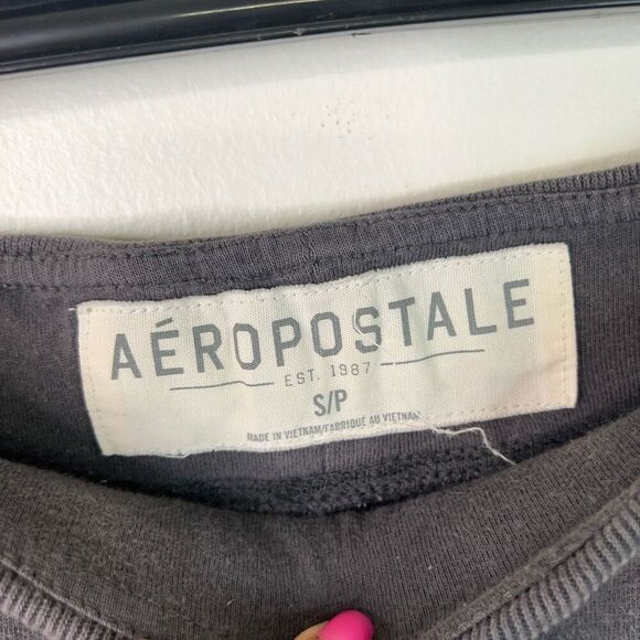 Vintage Y2K Aeropostale Blue Workout Lounge Pants Women's Small Distressed - Picture 5 of 11